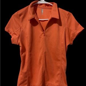 Alpine Bright Orange Short Sleeve Polo